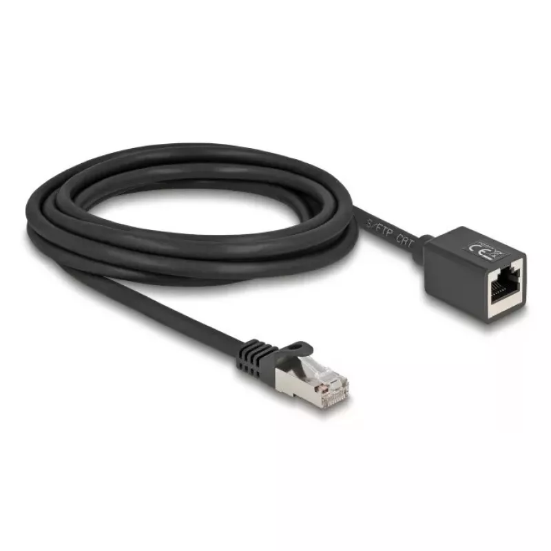 Tinklo kabelis DeLOCK 90317 RJ-45 Cat6a 3 m Juodas