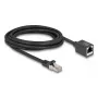 Tinklo kabelis DeLOCK 90317 RJ-45 Cat6a 3 m Juodas