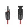 Kabelis DELOCK 90974 DL4 saulės kabelis 6 mm² 3 m raudona/juoda DC 1000 V kištukinis į lizdinį