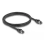 DeLOCK RJ45 tinklo kabelis Cat.8.1 S/FTP 1 m iki 40 Gbps juodas