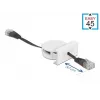 Tinklo ištraukiamas laidas DeLOCK Easy 45 modulis RJ45 Cat.5e juodas