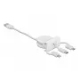 kabelis DeLOCK Easy 45 Module USB 2.0 3 in 1 Retractable 0.5m