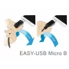 USB laidas DeLOCK 84806 USB 2.0 0,5 m USB A Jungtis Micro-USB B Baltas