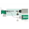 Kabelis DeLOCK 0,75 m SFF-8643/U.2 SFF-8639+SATA