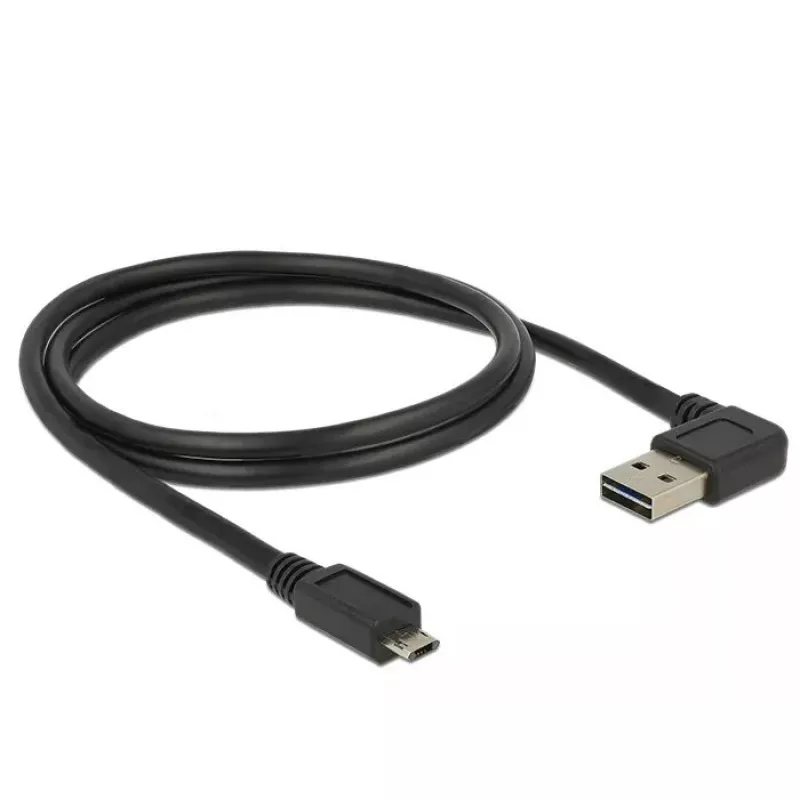 USB laidas DeLOCK 85165 USB 2.0 1 m USB A Micro-USB B juodas