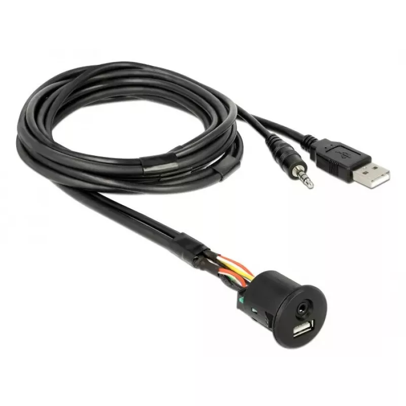 USB kabelis DeLOCK 85718 1.5m USB A juodas