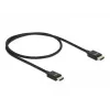 HDMI laidas DeLOCK koaksialus didelės spartos 48 Gbps 8K 60 Hz 0,5 m