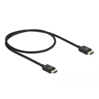 HDMI laidas DeLOCK koaksialus didelės spartos 48 Gbps 8K 60 Hz 0,5 m