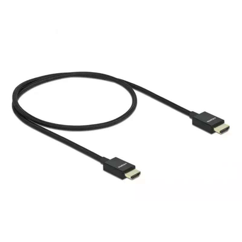 HDMI laidas DeLOCK koaksialus didelės spartos 48 Gbps 8K 60 Hz 0,5 m