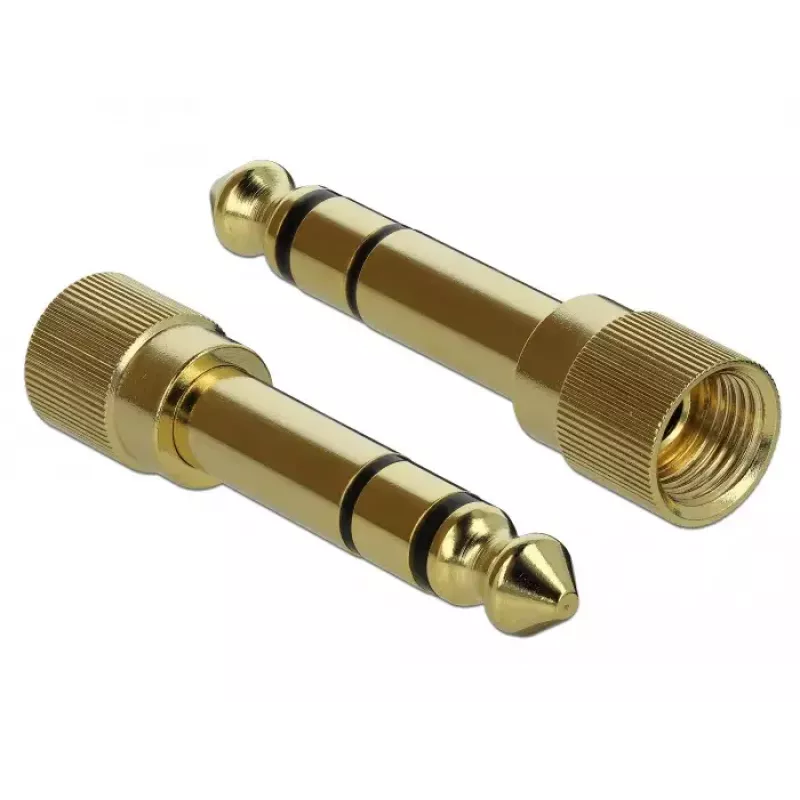 Garso ilginimo laidas DELOCK 85834 — 3,5 mm kištukas į 3,5 mm lizdą, paauksuoti kontaktai, 5 m, juodas