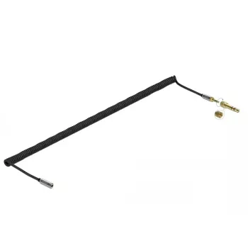 Garso ilginimo laidas DELOCK 85834 — 3,5 mm kištukas į 3,5 mm lizdą, paauksuoti kontaktai, 5 m, juodas