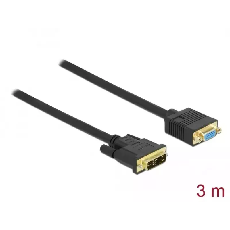 DVI į VGA kabelis DeLOCK 86754 3m