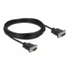 Serijinis kabelis DeLOCK 86576 juodas 5 m RS-232 Sub-D9