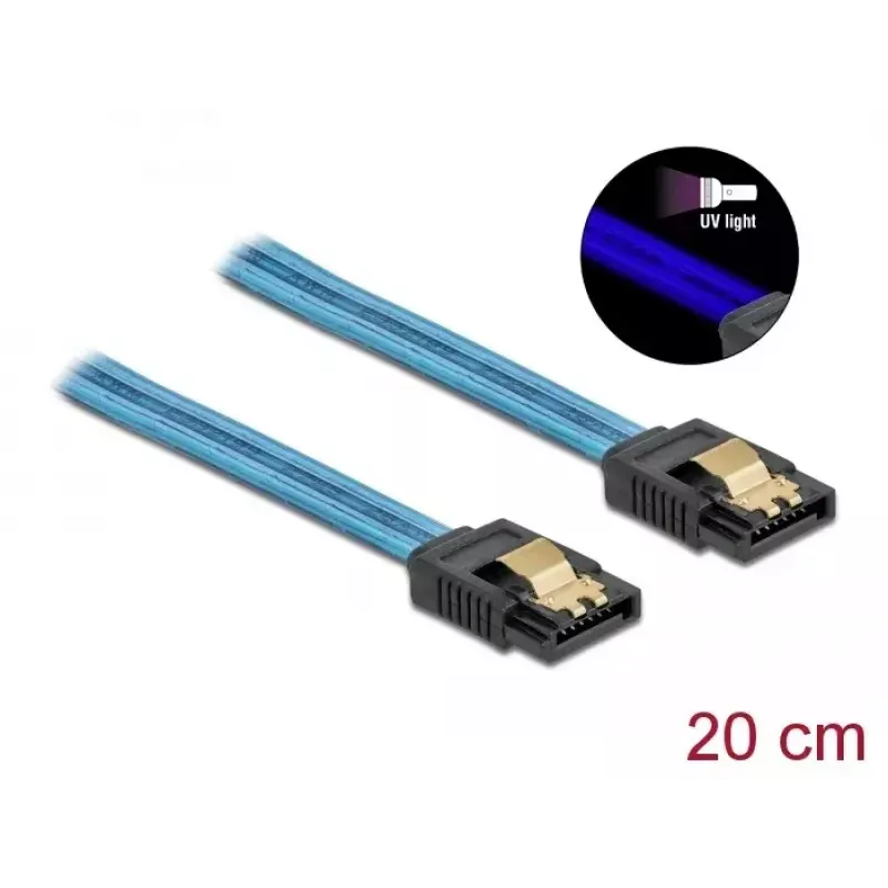 SATA kabelis DeLOCK 82121 0.2 m