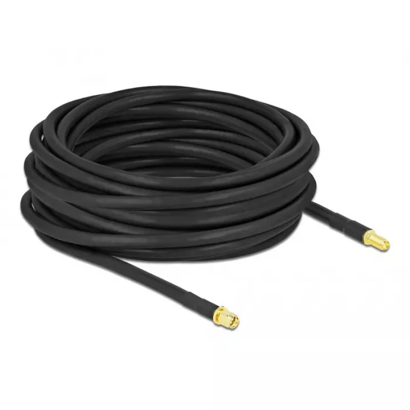 Antenos kabelis DeLOCK SMA kištukas į SMA lizdą LMR/CFD300 10 m