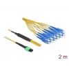 Optical Fiber kabelis MPO female to 12 x SC Simplex male DeLOCK 84871