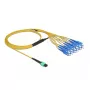 Optical Fiber kabelis MPO female to 12 x SC Simplex male DeLOCK 84871