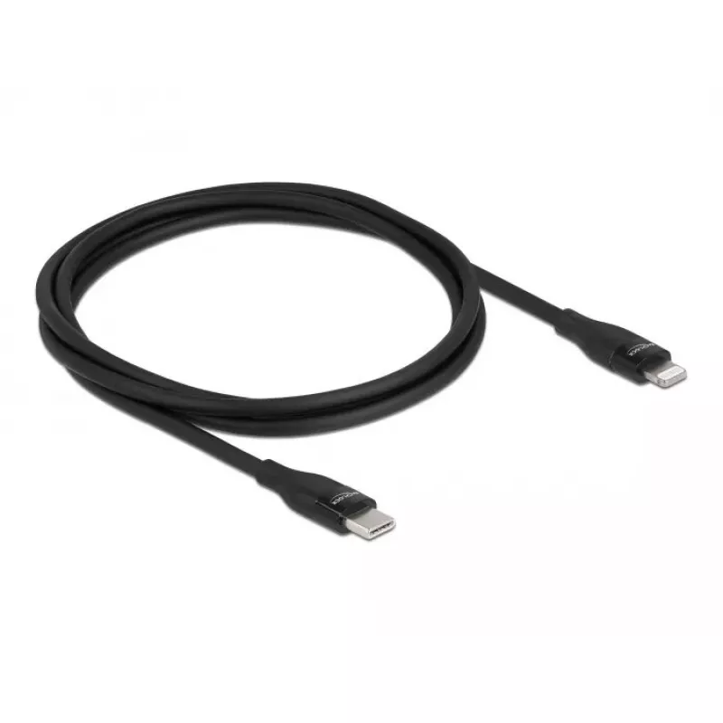 Duomenų ir įkrovimo kabelis USB-C į Lightning DeLOCK 86637