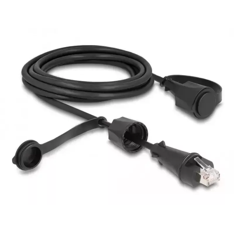 DeLOCK tinklo laidas RJ45 kištukas į RJ45 kištuką Cat.6 STP 3 m IP68 atsparus vandeniui