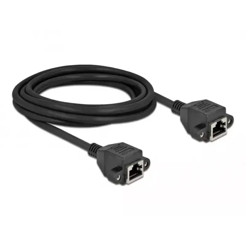 Tinklo ilginamasis kabelis DeLOCK Cat.6A 3m juodas