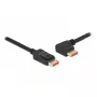 DisplayPort laidas DeLOCK 87049 5 m, tiesus kištukas – 90° kairėn lenktas kištukas, 8K 60 Hz