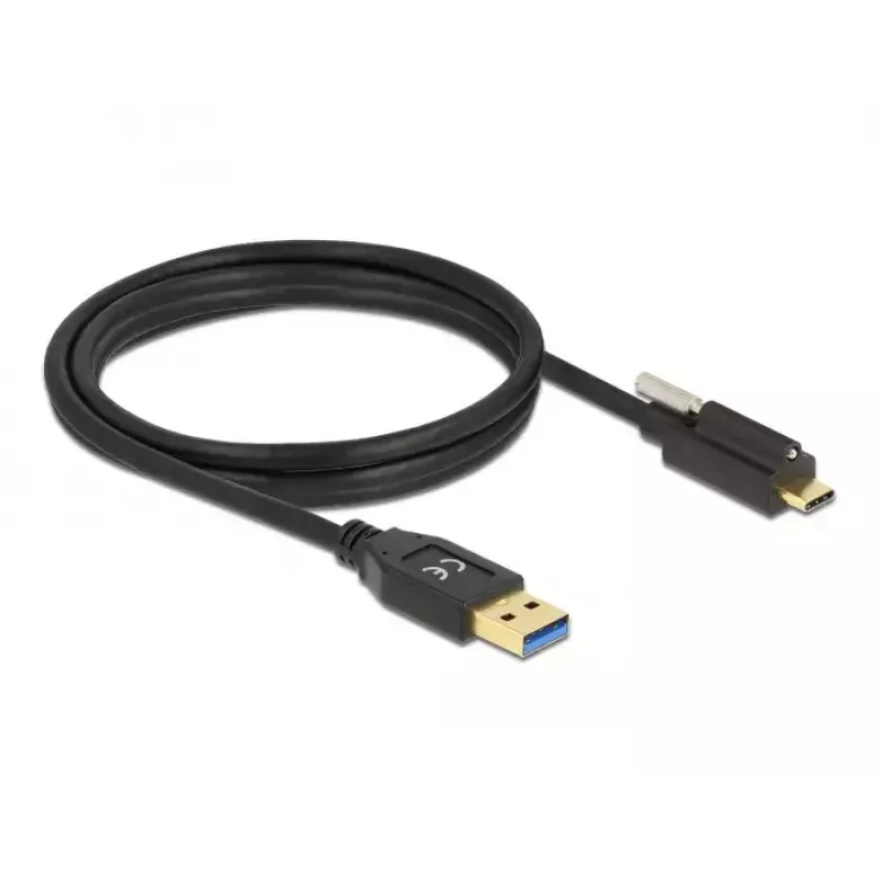 USB laidas DeLOCK 84028 1,5 m USB 3.2 Gen 1 USB A USB C juodas