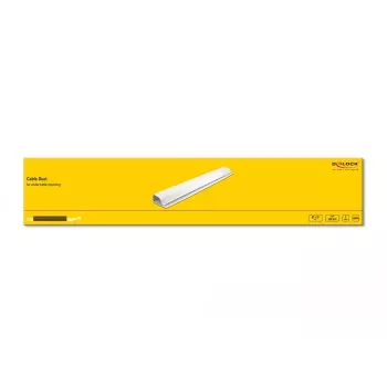 Kabelių lovelis DeLOCK 20885 montavimui po stalu 63 x 28 mm baltas 2 vnt.