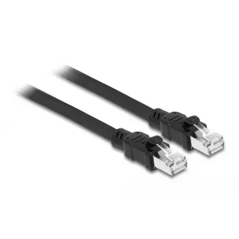 Tinklo kabelis DeLOCK RJ45 Cat.6A F/UTP 3 m Juodas