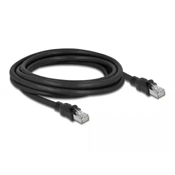 Tinklo kabelis DeLOCK RJ45 Cat.6A F/UTP 3 m Juodas
