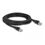 Tinklo kabelis DeLOCK RJ45 Cat.6A F/UTP 3 m Juodas