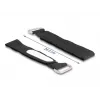 Kabliukų ir kilpelių kabelio raištis DeLOCK 203x20mm juodas 5 vnt.