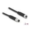 DeLOCK M8 4 kontaktų laidas, A koduotas, kištukas – lizdas, PUR TPU, 2 m