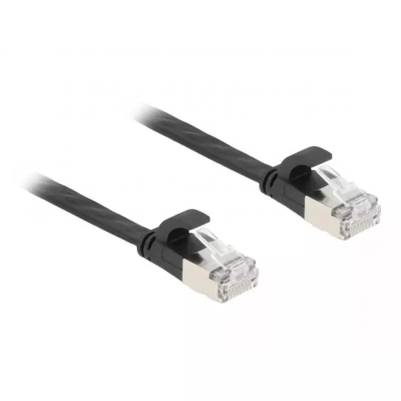 Tinklo kabelis DeLOCK 81165 RJ-45 Cat6a 2m juodas