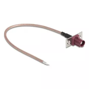 Koaksialinis kabelis DELOCK 90729 RG-316/U 0,2 m su FAKRA D jungtimi, rudas