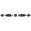 DELOCK RJ45 lizdo į RJ45 lizdą jungties adapteris su M23 sriegiu, skirtas Cat.6a/Cat.7, IP68, juodas