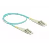 Optical Fibre kabelis DeLOCK LC to LC Multi-mode OM3 0.5 m