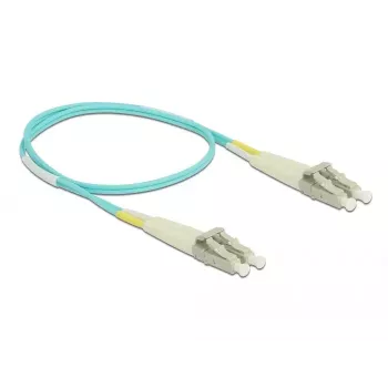 Optical Fibre kabelis DeLOCK LC to LC Multi-mode OM3 0.5 m
