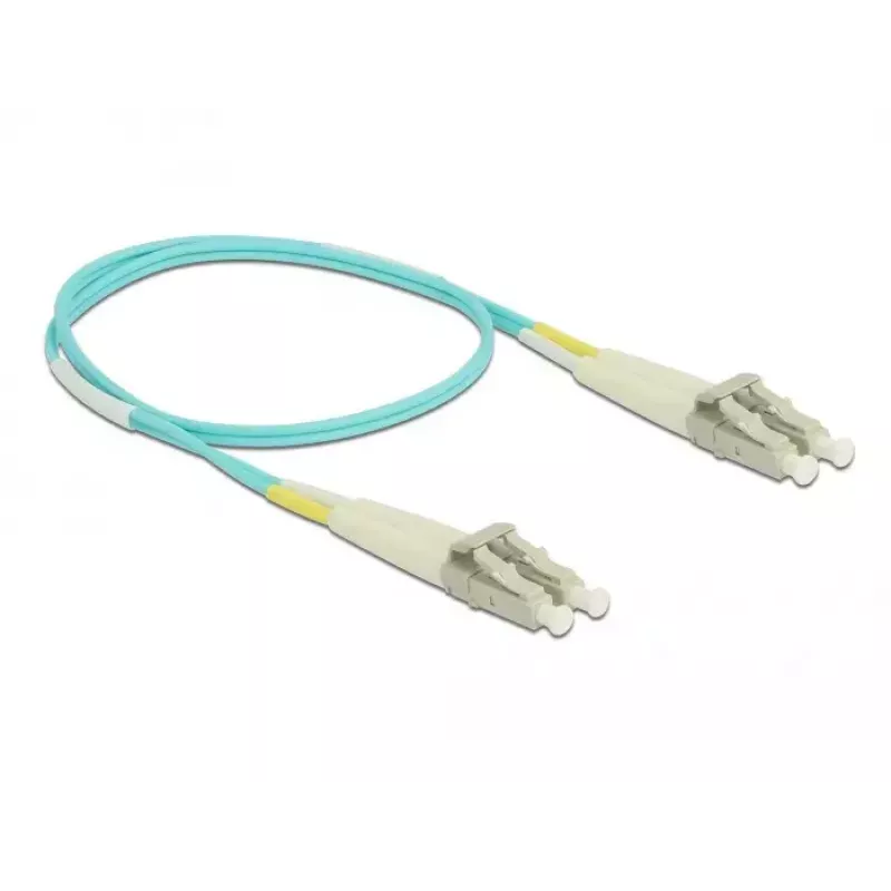Optical Fibre kabelis DeLOCK LC to LC Multi-mode OM3 0.5 m