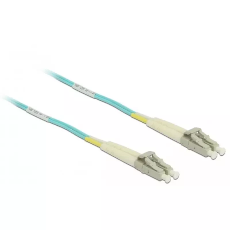 Optical Fibre kabelis DeLOCK LC to LC Multi-mode OM3 0.5 m