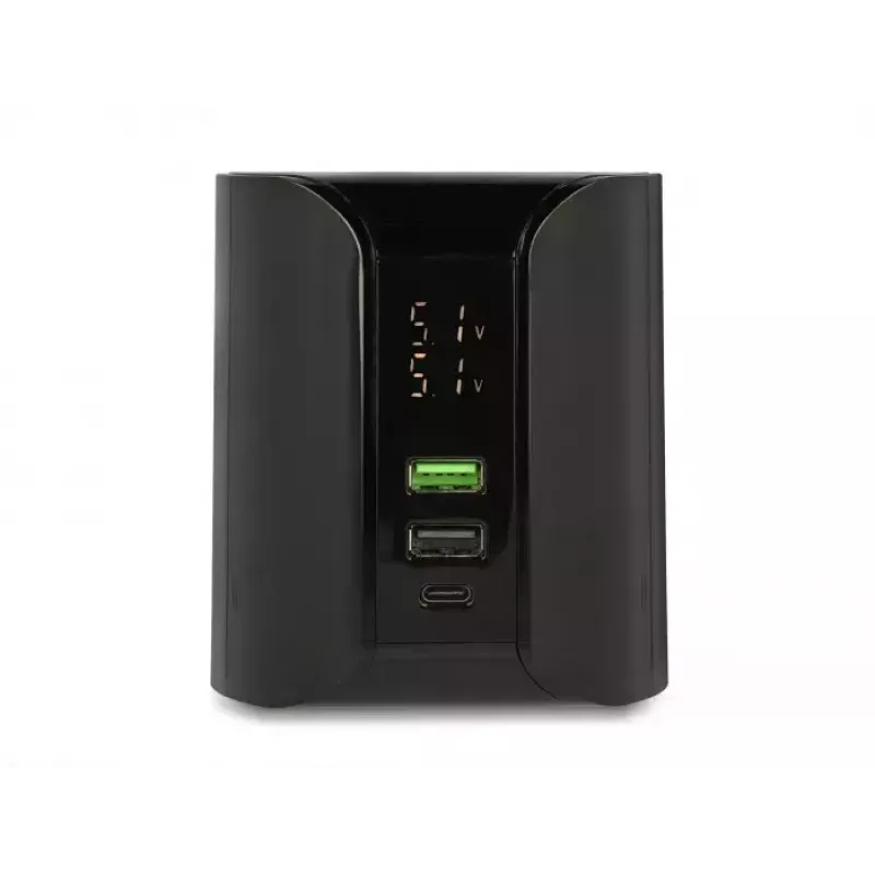 DeLOCK USB ir belaidis įkroviklis 1 x USB Type-C PD + 2 x USB Type-A 58 W