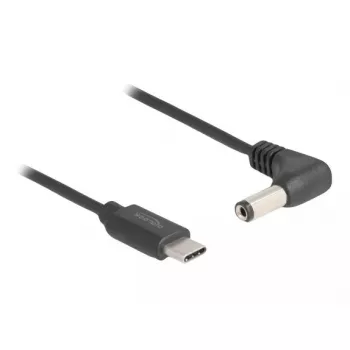 DeLOCK 85398 maitinimo kabelis juodas 1,5 m USB C 5,5 x 2,1 mm