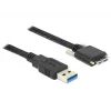 USB laidas DeLOCK 2 m USB 3.0 USB 3.2 Gen 1 Micro-USB B juodas