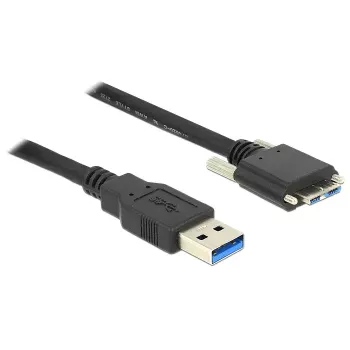 USB laidas DeLOCK 2 m USB 3.0 USB 3.2 Gen 1 Micro-USB B juodas