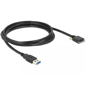 USB laidas DeLOCK 2 m USB 3.0 USB 3.2 Gen 1 Micro-USB B juodas