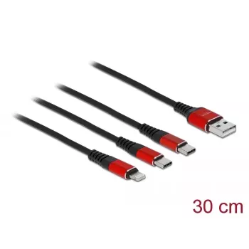 USB įkrovimo laidas 3 viename DeLOCK 86708