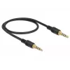 Garso laidas DeLOCK 85592 0,5 m 3,5 mm juodas