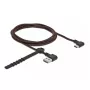 USB laidas Type-A kištukas į USB Type-C kištuką kampinis kairė/dešinė 1,5 m DeLOCK 85282