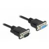 Serijinis laidas DeLOCK 86578 juodas 1 m RS-232 Sub-D9