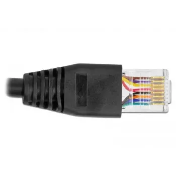 Nuosekliojo ryšio kabelis DeLOCK 64160 USB Type-A į RJ45 1 m juodas