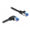 Tinklo kabelis DeLOCK RJ45 Cat.6A S/FTP 2m Juodas